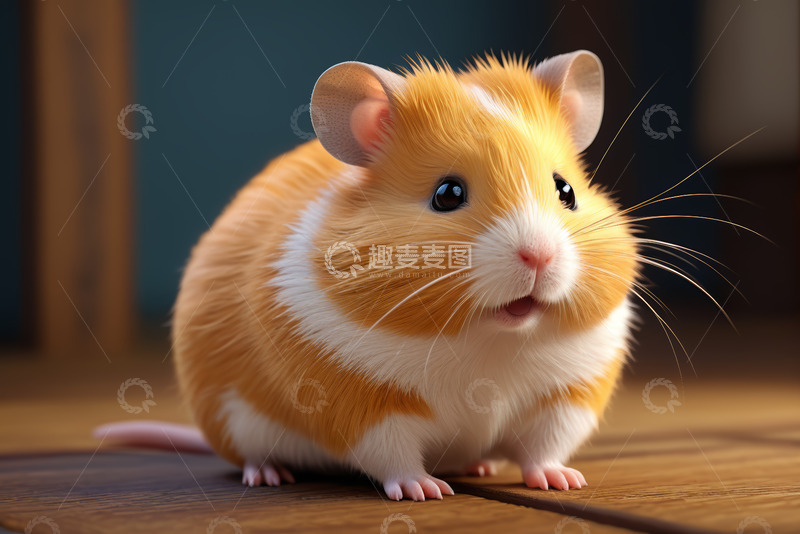 高清大图下载【趣麦麦图】可爱仓鼠静态特写