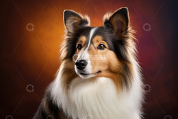 苏格兰牧羊犬特写