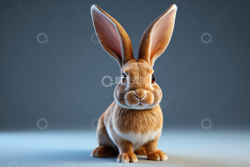 高清大图下载【趣麦麦图】可爱兔子特写素材