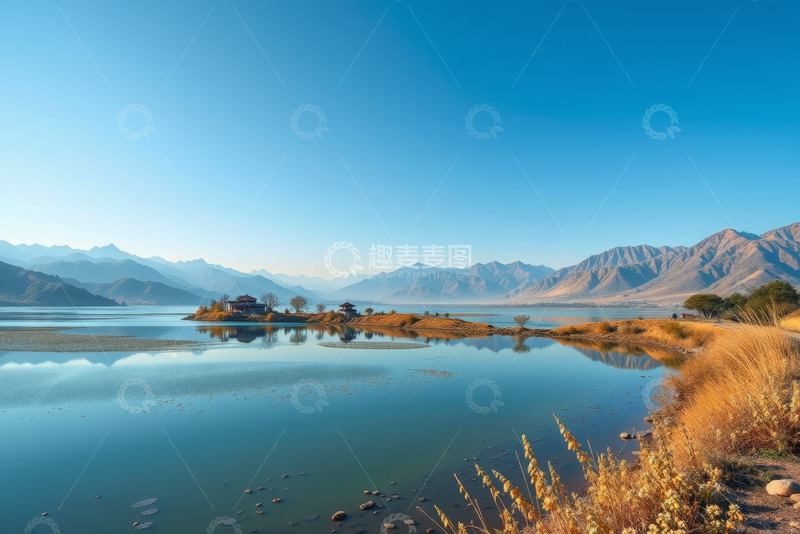 高清大图下载【趣麦麦图】山水湖泊自然风光