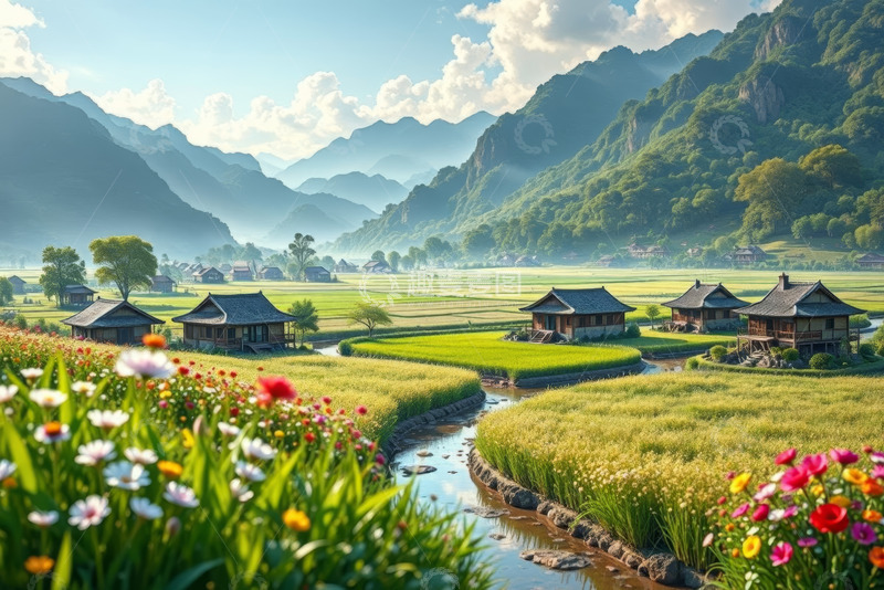 高清大图下载【趣麦麦图】乡村田园自然风光