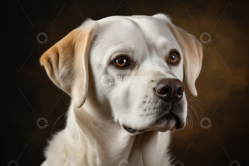 高清大图下载【趣麦麦图】拉布拉多犬特写