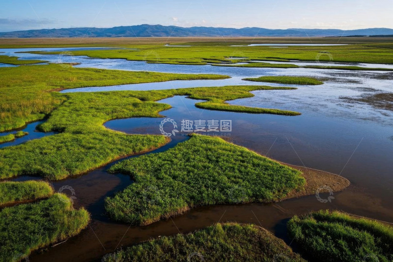 高清大图下载【趣麦麦图】草原湿地河流自然风光