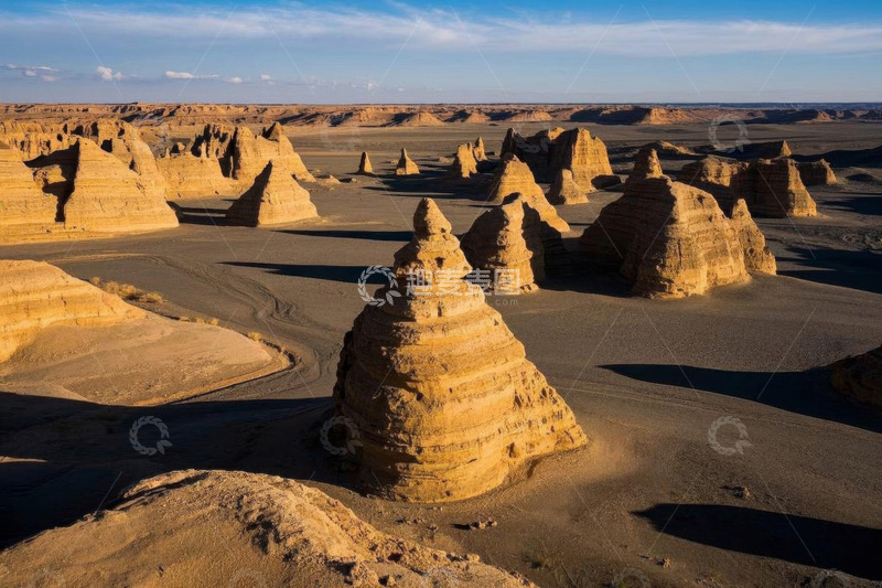 高清大图下载【趣麦麦图】沙漠自然风光雅丹地貌景观