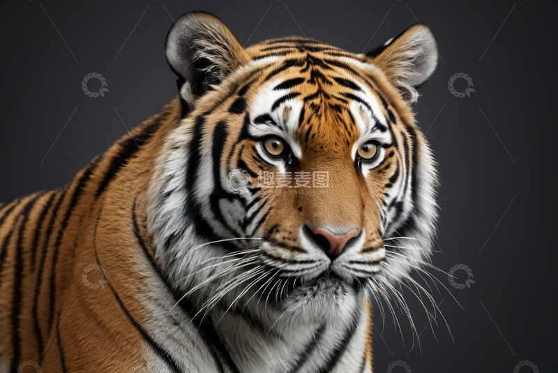 高清大图下载【趣麦麦图】老虎特写素材