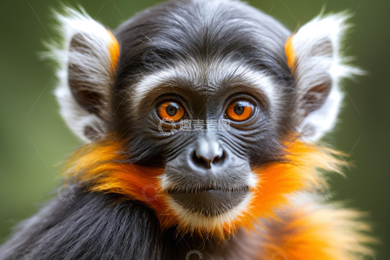 高清大图下载【趣麦麦图】特写猴子肖像