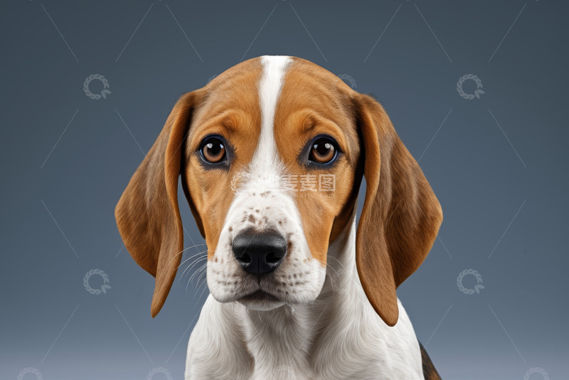 高清大图下载【趣麦麦图】比格犬特写