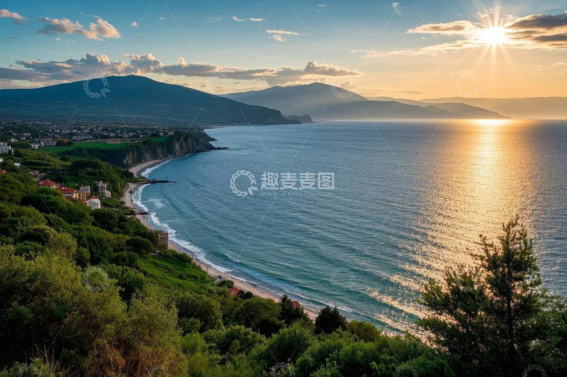 高清大图下载【趣麦麦图】海岸边的自然风光