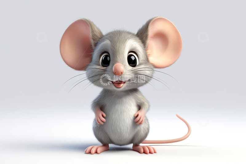 高清大图下载【趣麦麦图】可爱卡通老鼠形象素材