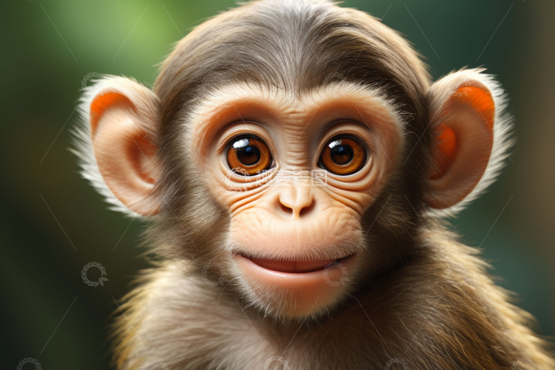 高清大图下载【趣麦麦图】特写可爱小猴