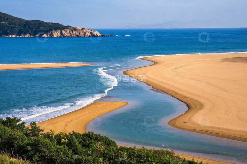 高清大图下载【趣麦麦图】美丽海滩与海洋自然风光