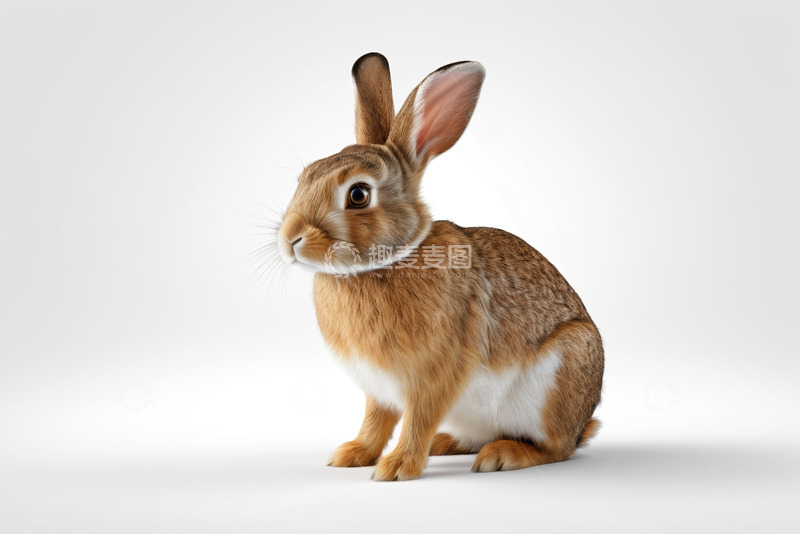 高清大图下载【趣麦麦图】棕色兔子特写