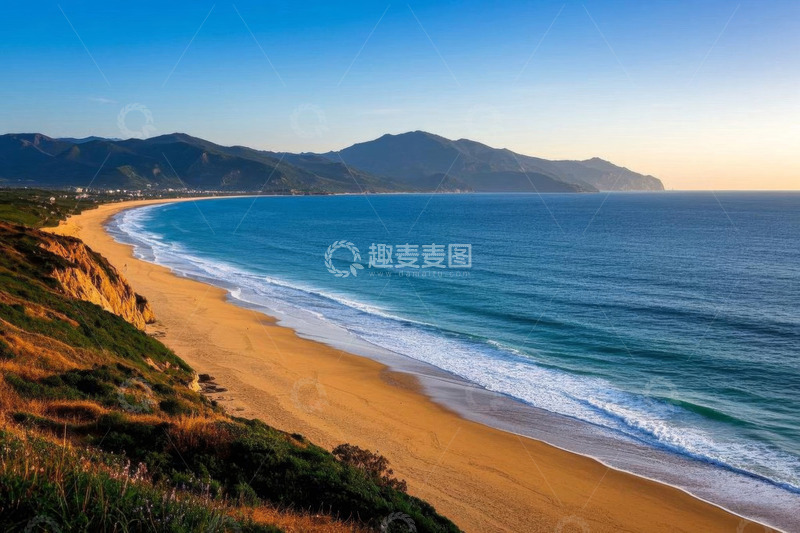 高清大图下载【趣麦麦图】海岸线自然风光景色