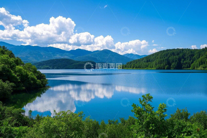 高清大图下载【趣麦麦图】自然山水湖泊风景