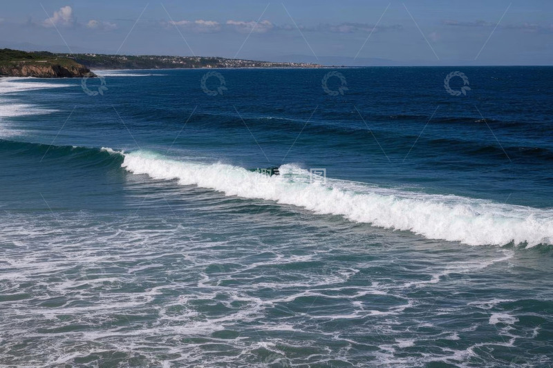 高清大图下载【趣麦麦图】蓝色海洋海浪景象