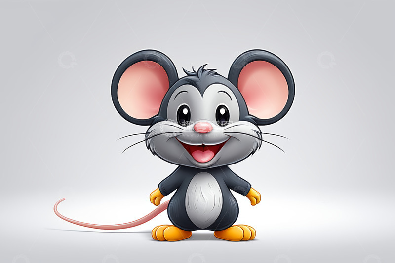 高清大图下载【趣麦麦图】可爱卡通老鼠形象