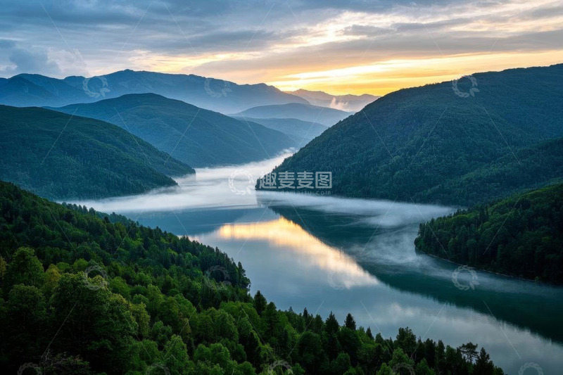 高清大图下载【趣麦麦图】山水森林间的自然风光