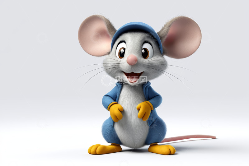 高清大图下载【趣麦麦图】卡通老鼠形象素材