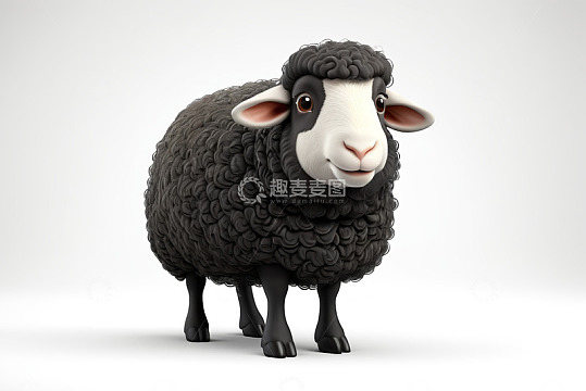 卡通绵羊形象素材