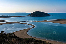 海岛周边海滩海洋景观