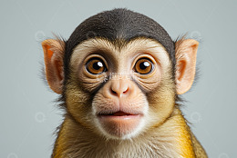 猴子特写素材