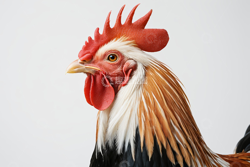 高清大图下载【趣麦麦图】公鸡头部特写