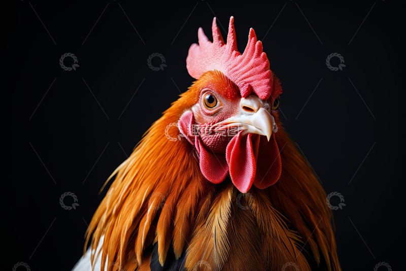 高清大图下载【趣麦麦图】公鸡特写素材