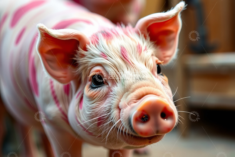 高清大图下载【趣麦麦图】特写小猪农场动物素材