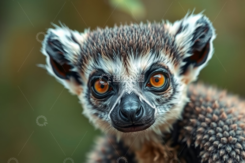 高清大图下载【趣麦麦图】狐猴特写素材