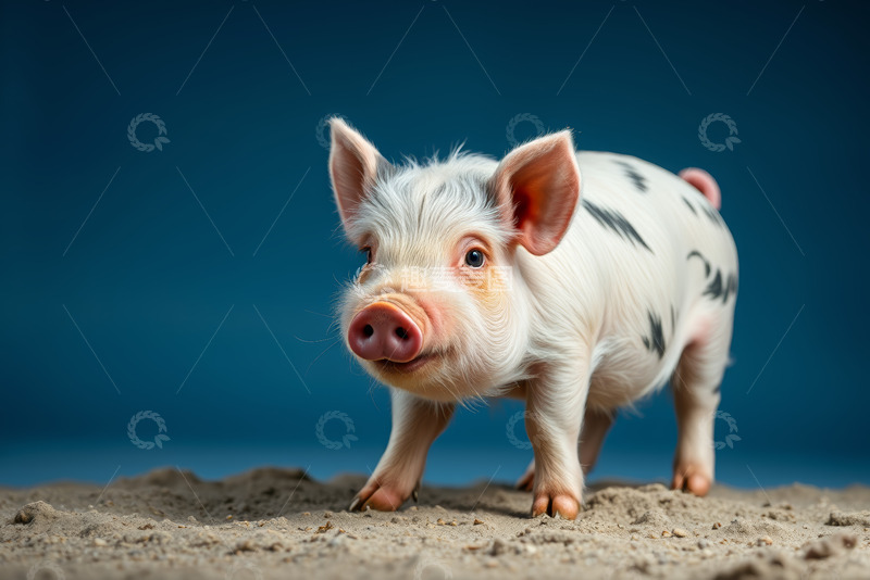 高清大图下载【趣麦麦图】可爱小猪特写