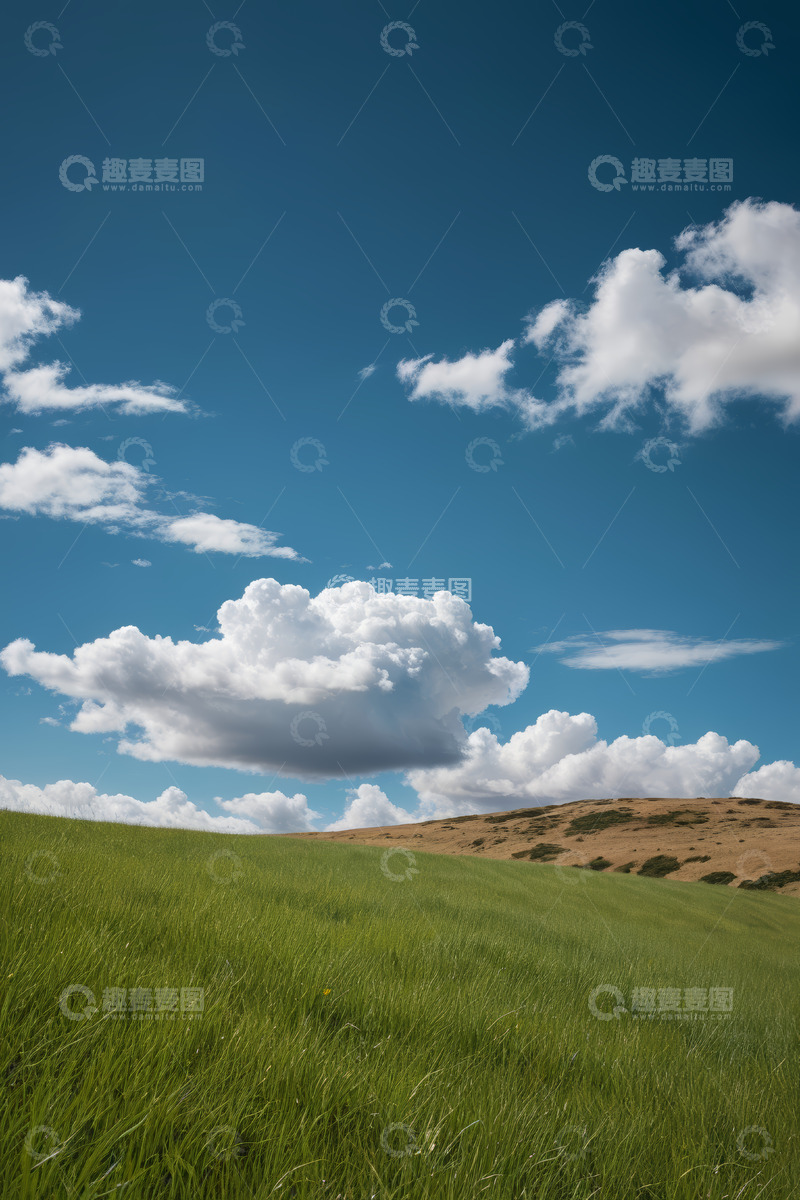 高清大图下载【趣麦麦图】蓝天绿地自然风光景观