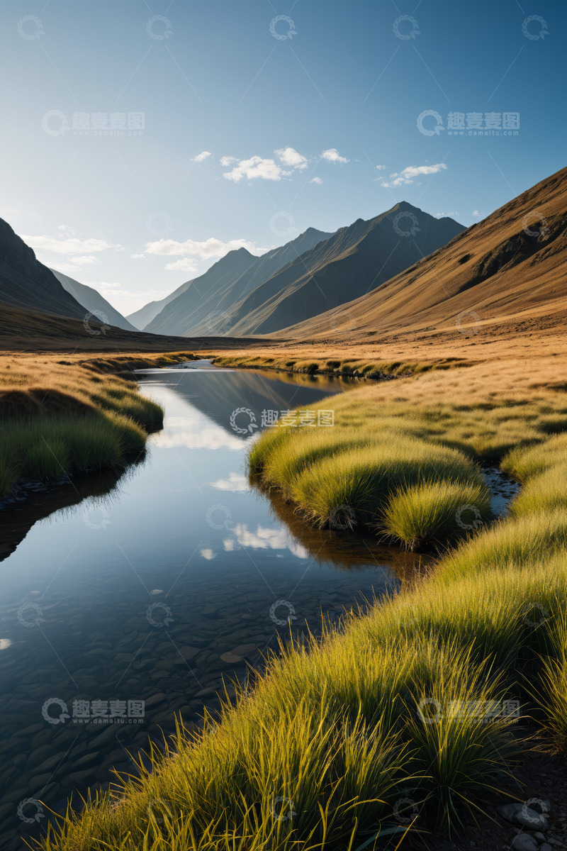 高清大图下载【趣麦麦图】山间溪流自然风光