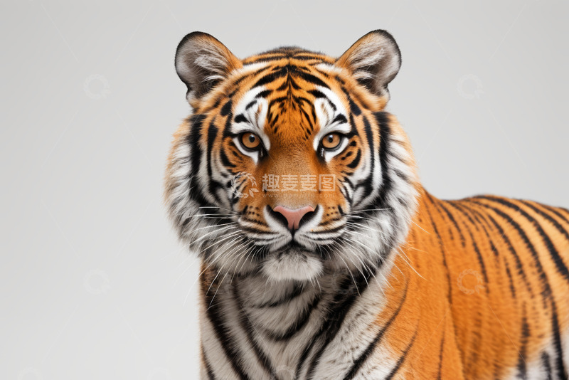 高清大图下载【趣麦麦图】老虎特写肖像