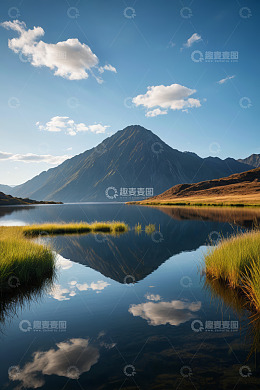 山清水秀自然风光全景