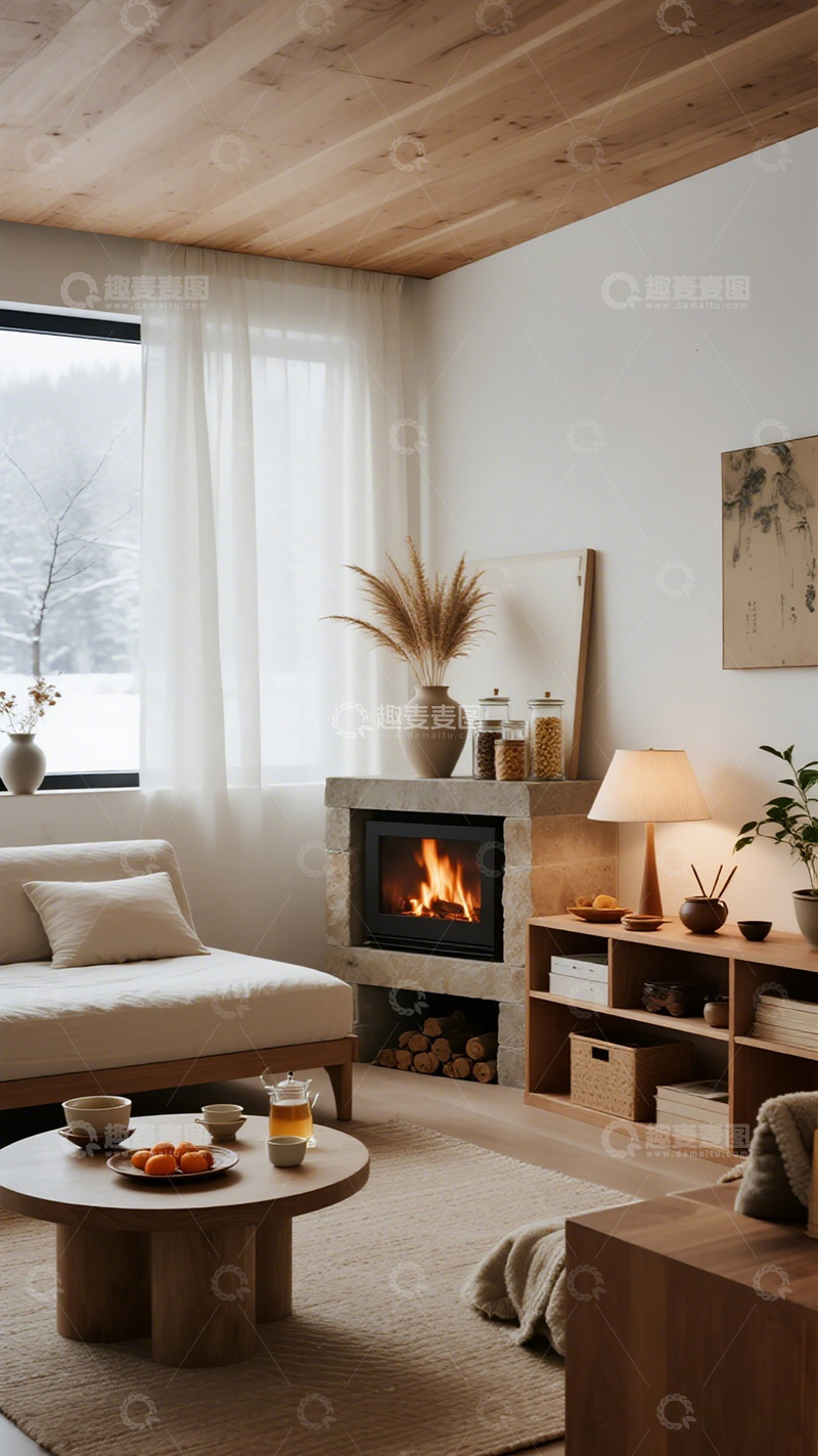 高清大图下载【趣麦麦图】简约温馨客厅设计