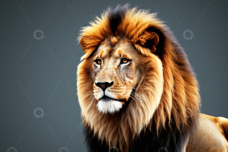 高清大图下载【趣麦麦图】雄狮特写