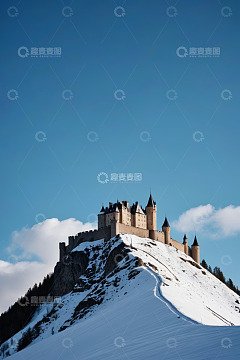 雪山之巅的古老城堡