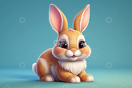 可爱卡通兔子形象