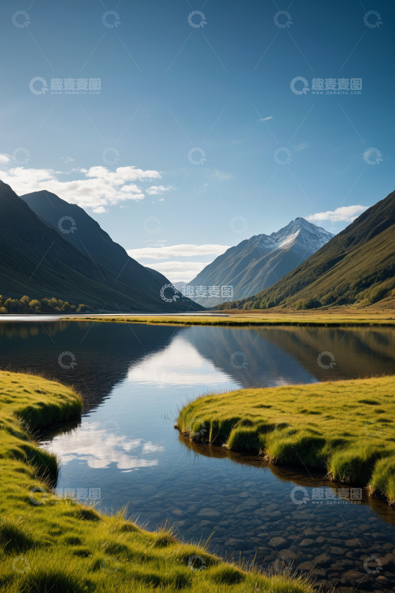 高清大图下载【趣麦麦图】自然风光山水湖泊全景