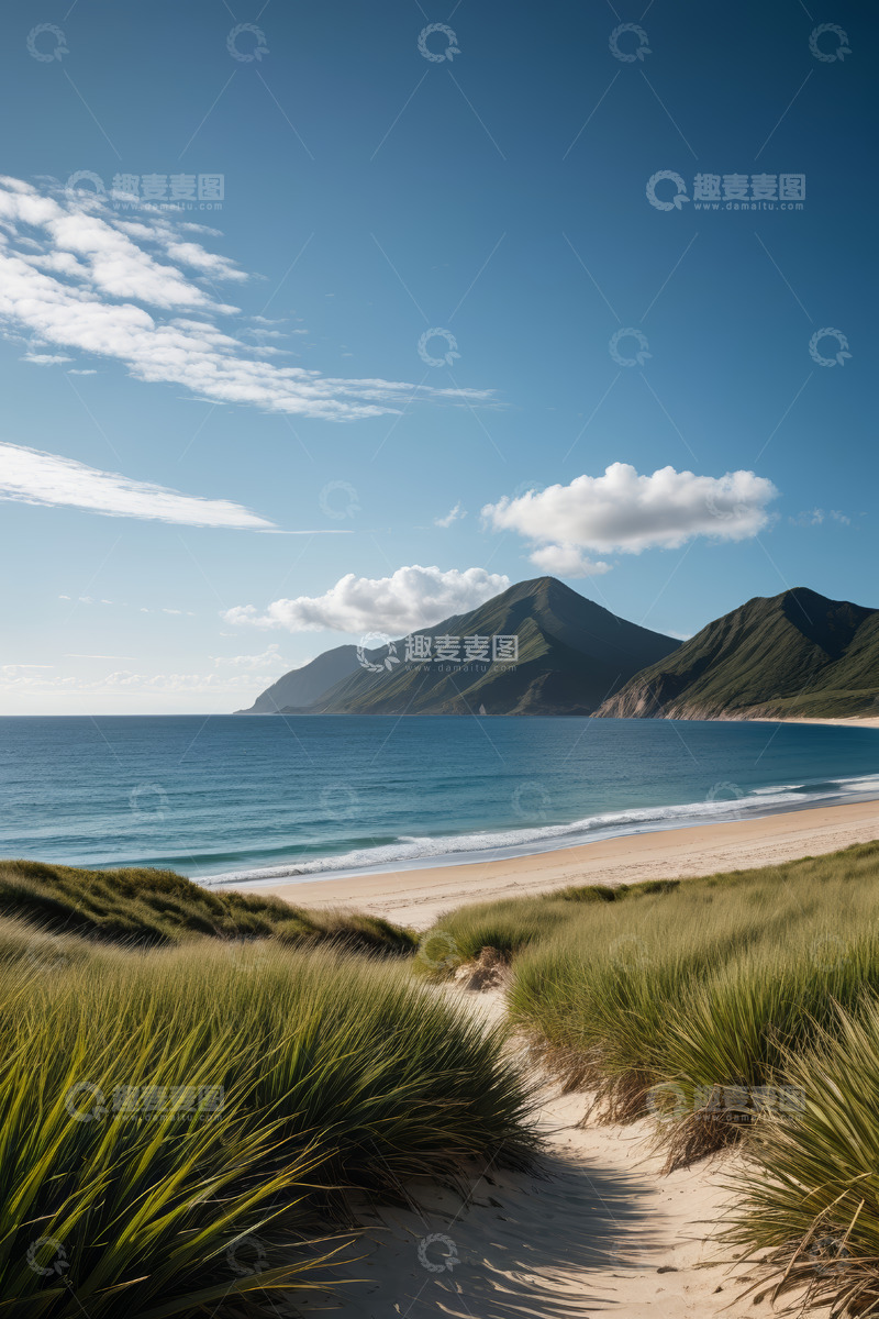 高清大图下载【趣麦麦图】海滩自然风光远景