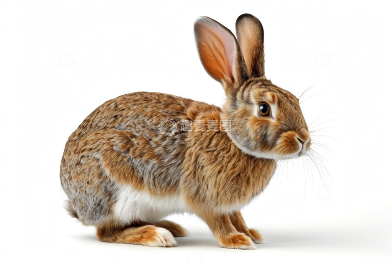 高清大图下载【趣麦麦图】棕色兔子特写