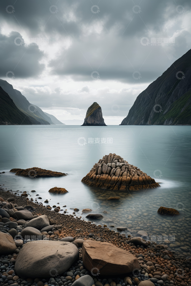 高清大图下载【趣麦麦图】海岸岩石自然风光