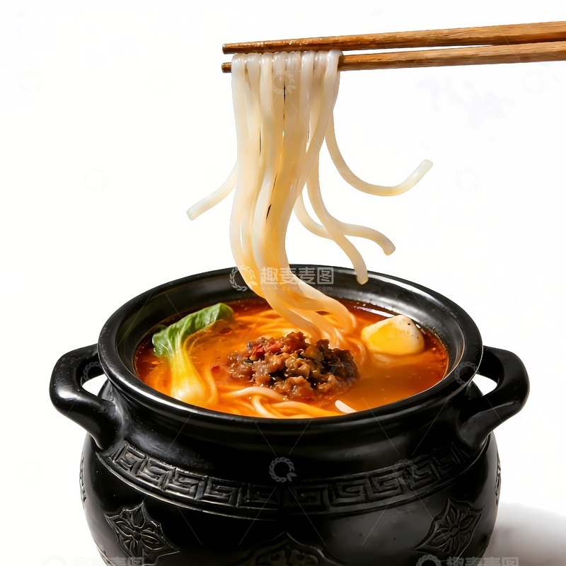 高清大图下载【趣麦麦图】一锅罐罐米线