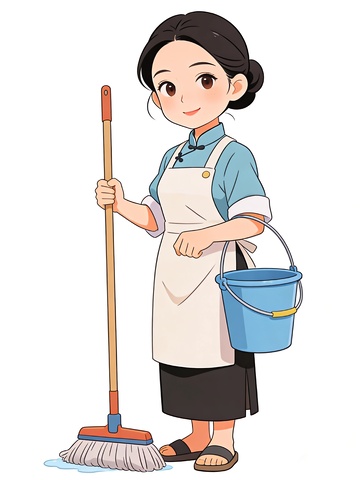 一位家政保洁阿姨