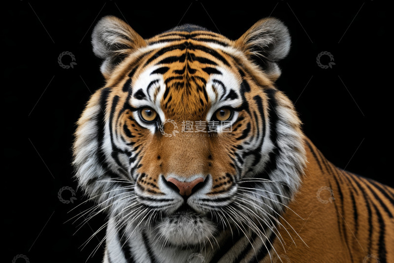 高清大图下载【趣麦麦图】老虎特写素材