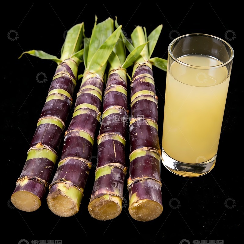 高清大图下载【趣麦麦图】甘蔗与甘蔗汁