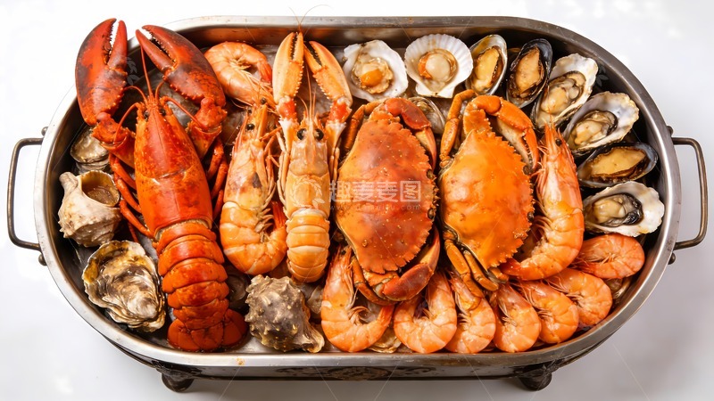 高清大图下载【趣麦麦图】一盆海鲜大咖
