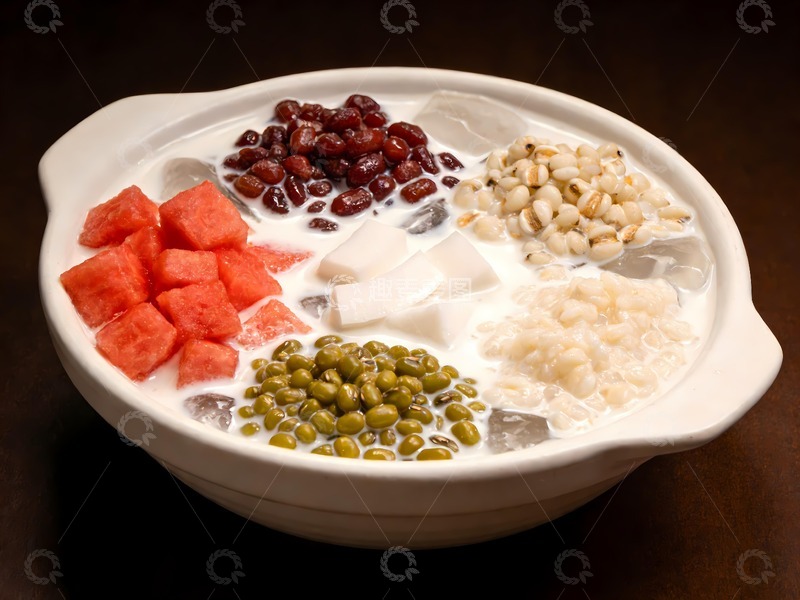 高清大图下载【趣麦麦图】椰奶清补凉摄影