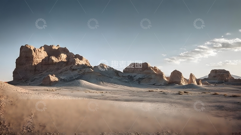 高清大图下载【趣麦麦图】荒漠岩石风光摄影图片