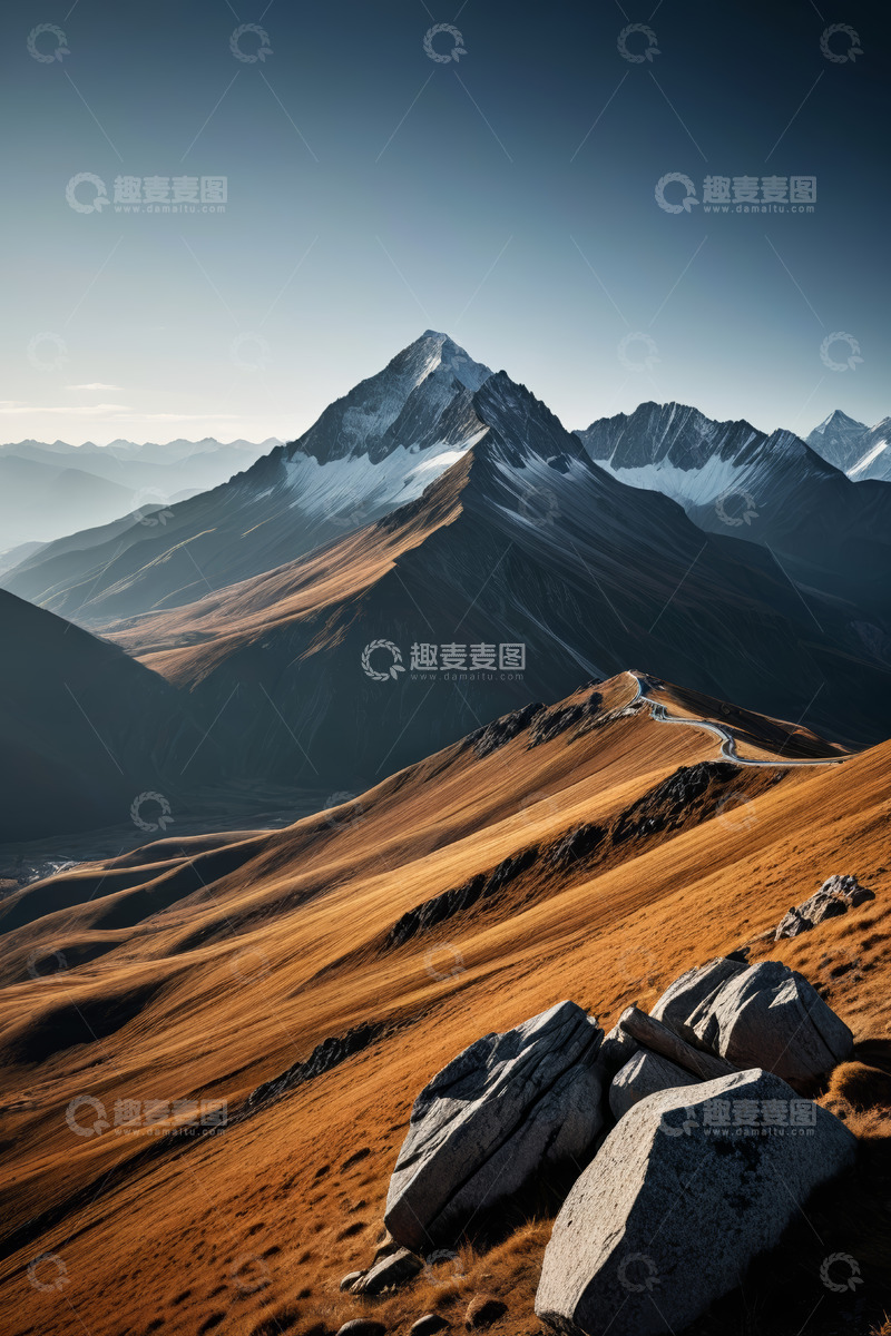 高清大图下载【趣麦麦图】高山户外风景全景